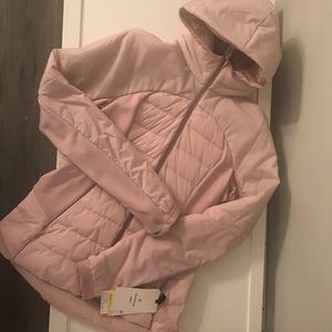 Light Pink Misty lululemon down for it all jacket sz 10 nwt